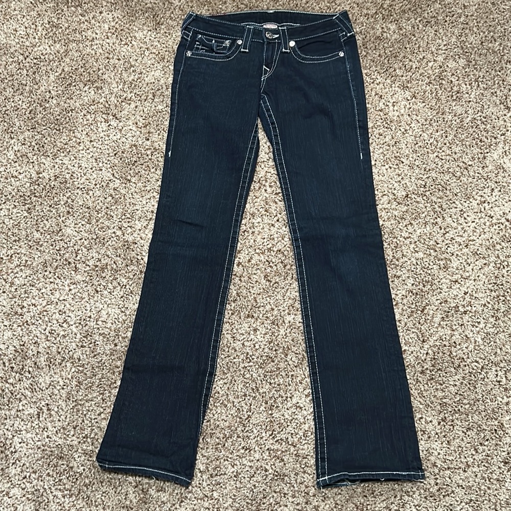 COPY - True Religion Dark Wash Billy Bootcut Jeans 27 - Picture 5 of 5